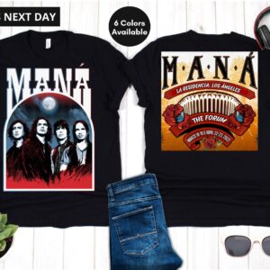 Mana La Residencia 2022 Concert Tour 2 Sided Shirt