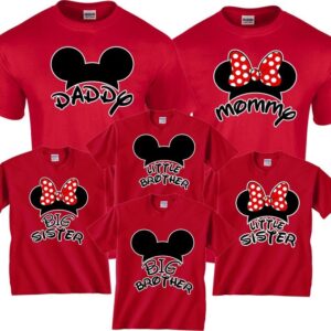 Mickey & Minnie Disney Family Vacation Custom Shirts