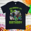 Personalized Minecraft Gaming Birthday Matching Shirt