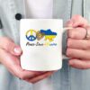 Pray For Ukraine Free Stop War Mug