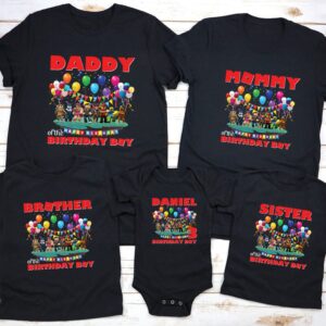 Personalized Birthday Roblox Party Shirt