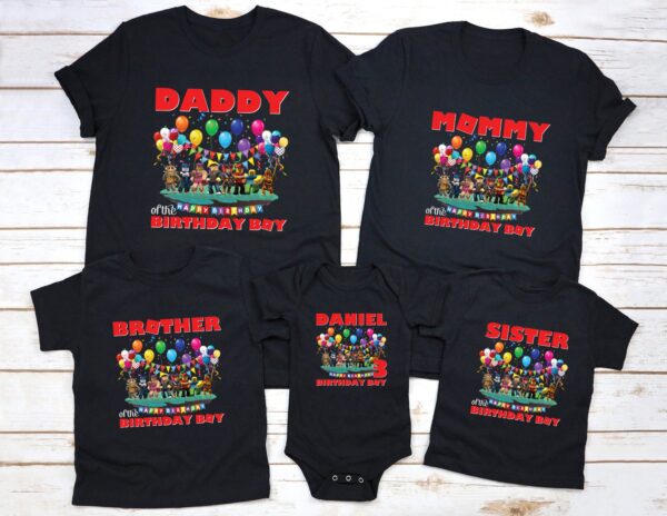 Personalized Birthday Roblox Party Shirt