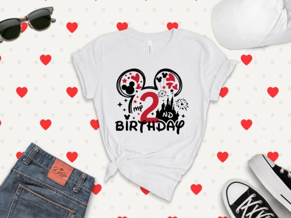 Personalized Disney Mickey 2nd Birthday Shirt