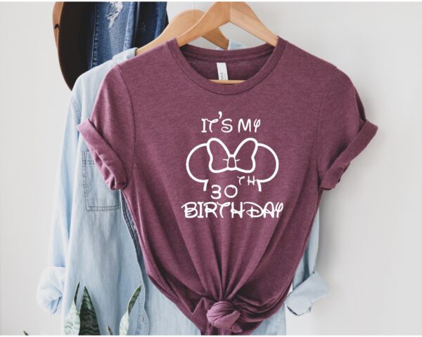 Personalized Mickey 30th Birthday Shirt