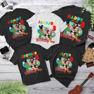 Personalized Mickey Clubhouse Birthday Shirt