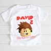 Custom Roblox Girl Birthday Shirt Gifts For Kids