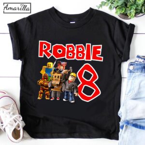 Personalized Roblox Birthday Party Outfit For Kids