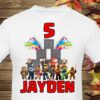 Personalized Birthday Roblox Party Shirt