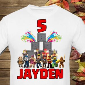 Personalized Roblox Birthday Shirt For Toddler