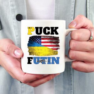 Puck Futin Stop War I Stand With Ukraine Mug