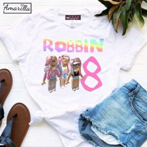 Roblox Matching Family Birthday Girl Party Shirt