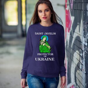 Saint Javelin The Protector Of Ukraine No War Shirt