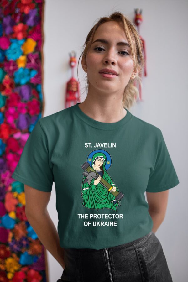 Saint Javelin The Protector Of Ukraine Pray For Ukranian Shirt