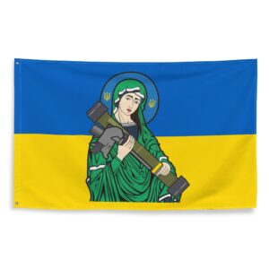 Saint Javelin The Protector Of Ukraine Flag