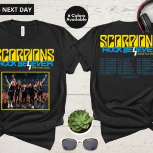 Scorpions Rock Believer World Tour 2022 Shirt