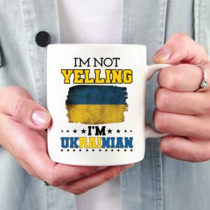 Stop War Ukraine I’m Not Yelling Ukrainian Mug