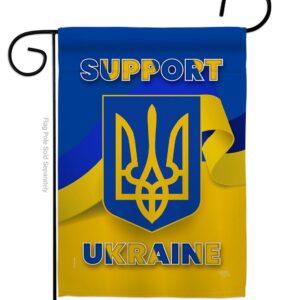 Support Ukraine Garden Flag Outdoor Decorative