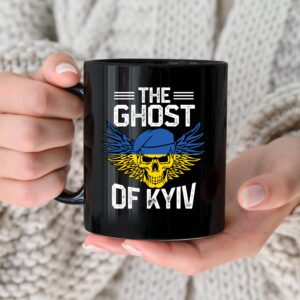 The Ghost Of Kyiv Free Ukraine Mug