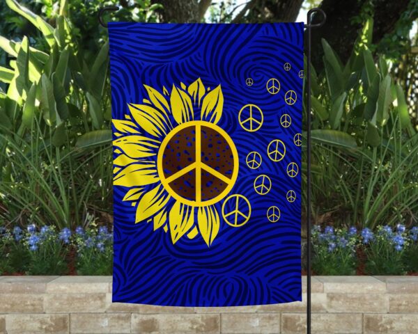 We Stand With Ukraine Sunflower Flag