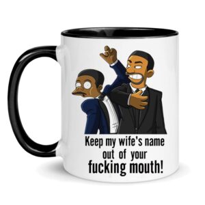 Will Smith Claque Chris Rock Funny Mug