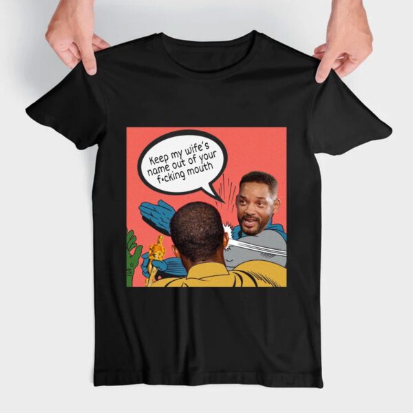 Will Smith Slaps Chris Rock On Oscars Meme Shirt