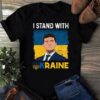 Sunflower Ukrainian Flag I Stand With Ukraine Shirt