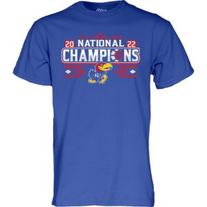 Kansas 2022 NCAA Men's National Champions Double Sided Shirt