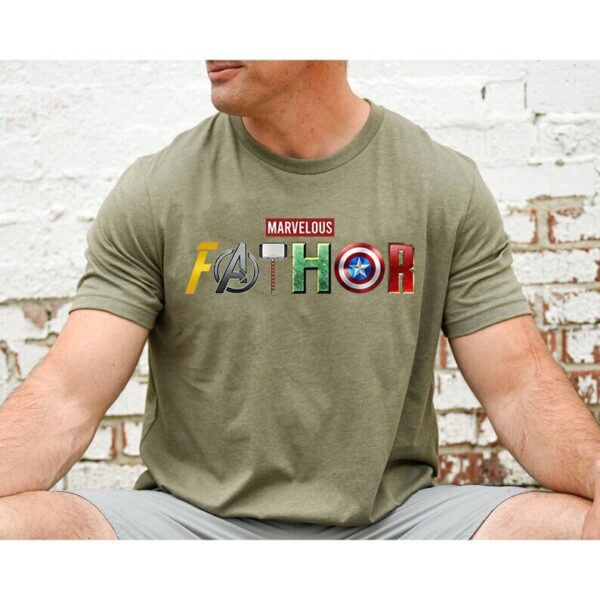 Fathor Avengers Marvelous Dad Shirt