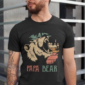 Papa Bear Fathers Day Shirt