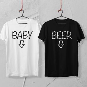 Pregnancy Announcement Shirt Baby And Beer Belly