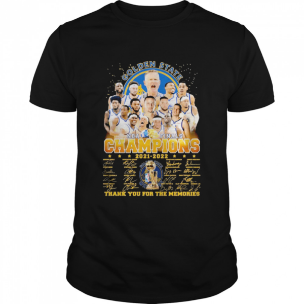 NBA Finals Champions 2021-2022 Warriors Thank You For The Memories Shirt