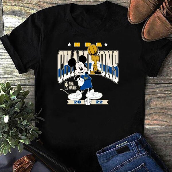 Mickey Mouse Golden State Warriors NBA Finals Champions 2022 Shirt