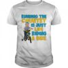 Vintage Running The Country Is Like Riding A Bike Joe Biden Shirt