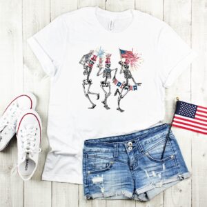 4th Of July Dancing Skeleton Shirt