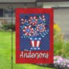 4th Of July Welcome Gnomes Garden Flag