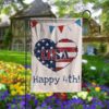 Patriotic Garden Personalized Flag