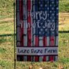 4th Of July Summer Garden Flag