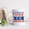 July 4th Patriotic American Flag Gift Mug