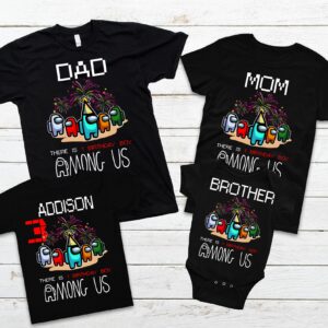 Among Us Birthday Shirt