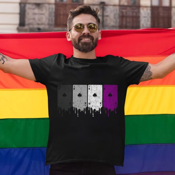 Asexual Flag Ace Cards Shirt