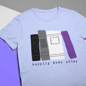 Asexual Pride Books Shirt