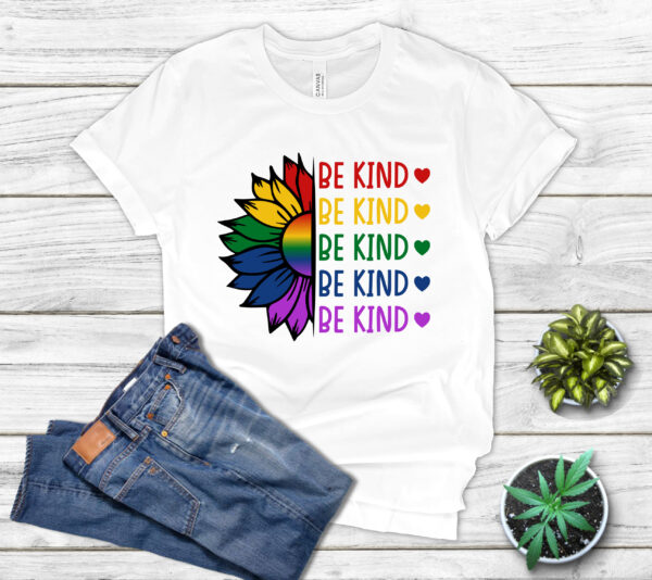 Be Kind Sunflower LGBT Shirt