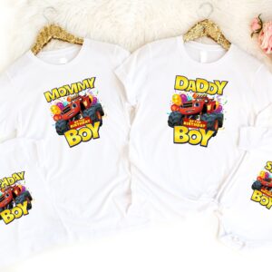 Blaze And The Monster Machines Birthday Boy Shirt