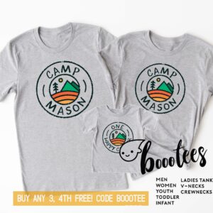 Camping Birthday Shirts For Family