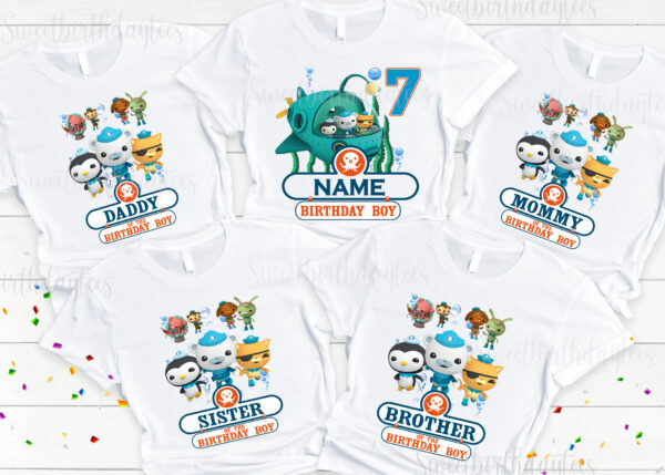 Family Matching Octonauts Shirts