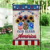 4th Of July Patrioctic Welcome Truck Garden Flag