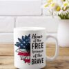 Personalized Merica Mug 4th Of July White Coffee