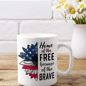 Home Of Free Because Brave Mug