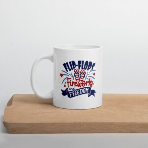 Flip-Flops Fireworks And Freedom Mug