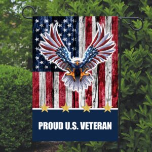 Patriotic Eagle USA Garden Flag